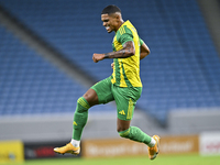 Ricardo Jorge Gomes of Al Wakrah SC celebrates after scoring the goal during the Ooredoo Qatar Stars League 24/25 match between Al-Wakrah SC...