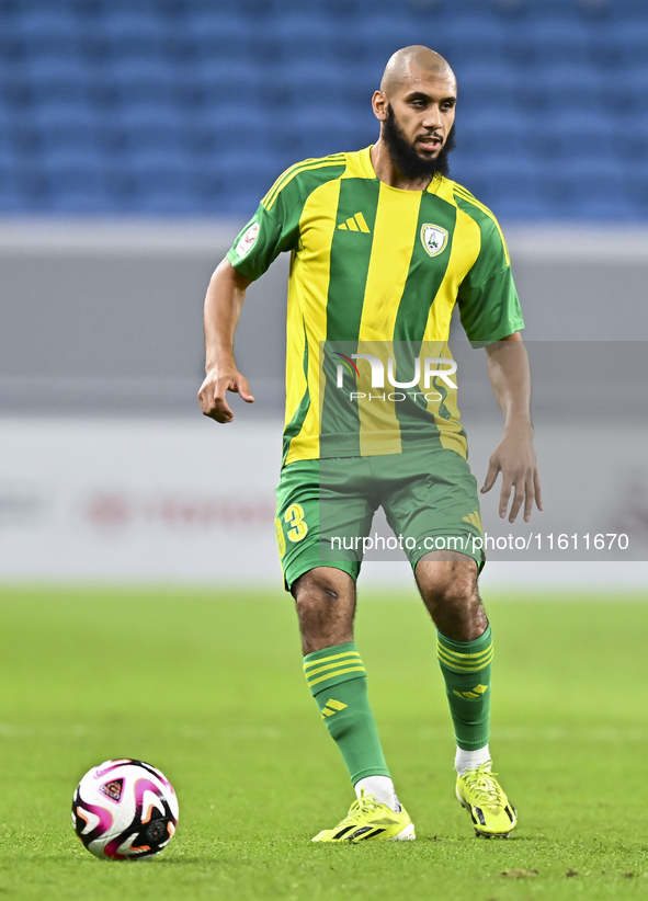 Aissa Belal Laidouni of Al Wakrah SC is in action during the Ooredoo Qatar Stars League 24/25 match between Al-Wakrah SC and Al-Khor SC at A...