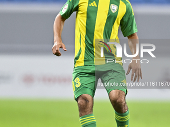 Aissa Belal Laidouni of Al Wakrah SC is in action during the Ooredoo Qatar Stars League 24/25 match between Al-Wakrah SC and Al-Khor SC at A...