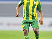 Aissa Belal Laidouni of Al Wakrah SC is in action during the Ooredoo Qatar Stars League 24/25 match between Al-Wakrah SC and Al-Khor SC at A...