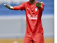 Ahmed Basher Ali of Al-Khor SC plays during the Ooredoo Qatar Stars League 24/25 match between Al-Wakrah SC and Al-Khor SC at Al Janoub Stad...