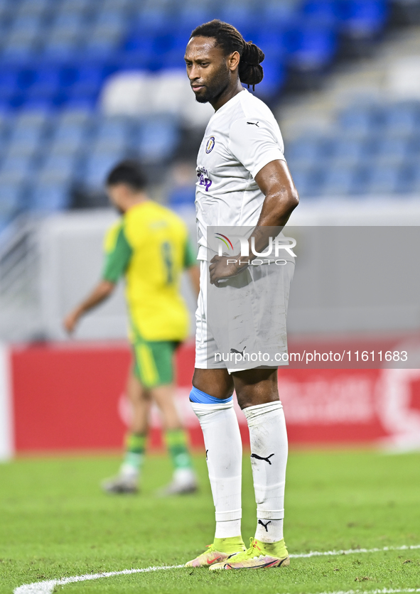 Ruben Afonso Semedo of Al-Khor SC plays during the Ooredoo Qatar Stars League 24/25 match between Al-Wakrah SC and Al-Khor SC at Al Janoub S...