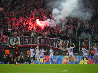 Aitor Paredes centre-back of Athletic Club and Spain celebrates after scoring his sides first goal during the UEFA Europa League 2024/25 Lea...