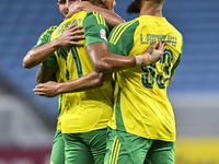 Ricardo Jorge Gomes of Al Wakrah SC celebrates after scoring a goal during the Ooredoo Qatar Stars League 24/25 match between Al-Wakrah SC a...