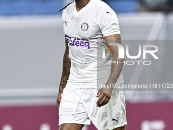 Ruben Afonso Semedo of Al-Khor SC plays during the Ooredoo Qatar Stars League 24/25 match between Al-Wakrah SC and Al-Khor SC at Al Janoub S...