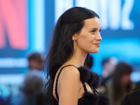 Milena Smith walks the red carpet for the movie ''La Habitacion de al lado'' and the Donostia Award for Pedro Almodovar during the 72nd San...