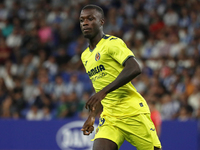 Nicolas Pepe plays during the match between RCD Espanyol and Villarreal CF, corresponding to week 7 of LaLiga EA Sports, at the RCDE Stadium...