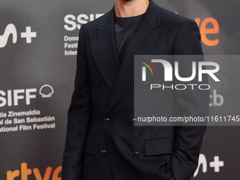 Marc Clotte attends the red carpet of the movie ''La Habitacion de al lado'' and the Donostia Award for Pedro Almodovar during the 72nd San...