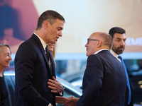 Pedro Sanchez attends the red carpet of the movie ''La Habitacion de al lado'' and the Donostia Award for Pedro Almodovar during the 72nd Sa...