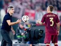 Ivan Juric head coach of AS Roma during the UEFA Europa League 2024/25 League Phase MD1 match between AS Roma and Athletic Club at Stadio Ol...