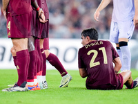 Paulo Dybala of AS Roma looks on during the UEFA Europa League 2024/25 League Phase MD1 match between AS Roma and Athletic Club at Stadio Ol...