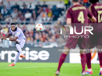 Alvaro Djalo' of Athletic Club during the UEFA Europa League 2024/25 League Phase MD1 match between AS Roma and Athletic Club at Stadio Olim...