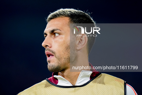 Leandro Paredes of AS Roma looks on during the UEFA Europa League 2024/25 League Phase MD1 match between AS Roma and Athletic Club at Stadio...