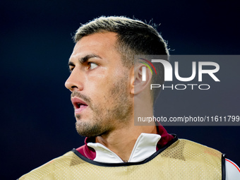 Leandro Paredes of AS Roma looks on during the UEFA Europa League 2024/25 League Phase MD1 match between AS Roma and Athletic Club at Stadio...