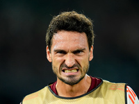 Mats Hummels of AS Roma looks on during the UEFA Europa League 2024/25 League Phase MD1 match between AS Roma and Athletic Club at Stadio Ol...