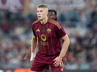 Artem Dovbyk of AS Roma looks on during the UEFA Europa League 2024/25 League Phase MD1 match between AS Roma and Athletic Club at Stadio Ol...