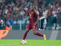 Evan Ndicka of AS Roma during the UEFA Europa League 2024/25 League Phase MD1 match between AS Roma and Athletic Club at Stadio Olimpico on...