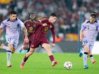 Matias Soule' of AS Roma during the UEFA Europa League 2024/25 League Phase MD1 match between AS Roma and Athletic Club at Stadio Olimpico o...