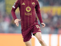 Matias Soule' of AS Roma during the UEFA Europa League 2024/25 League Phase MD1 match between AS Roma and Athletic Club at Stadio Olimpico o...