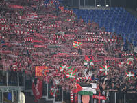 Supporters of Athletic Club de Bilbao during the UEFA Europa League 2024/25 League Phase MD1 match between A.S. Roma and Athletic Club Bilba...