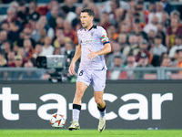 Oihan Sancet of Athletic Club during the UEFA Europa League 2024/25 League Phase MD1 match between AS Roma and Athletic Club at Stadio Olimp...