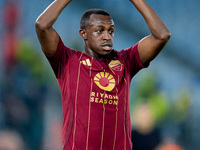 Saud Abdulhamid of AS Roma during the UEFA Europa League 2024/25 League Phase MD1 match between AS Roma and Athletic Club at Stadio Olimpico...