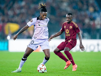 Nico Williams of Athletic Club during the UEFA Europa League 2024/25 League Phase MD1 match between AS Roma and Athletic Club at Stadio Olim...