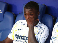 Nicolas Pepe plays during the match between RCD Espanyol and Villarreal CF, corresponding to week 7 of LaLiga EA Sports, at the RCDE Stadium...