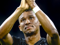 Besiktas JK defender Felix Uduokhai appears dejected after the lost game during the match between Ajax and Besiktas at the Johan Cruijff Are...