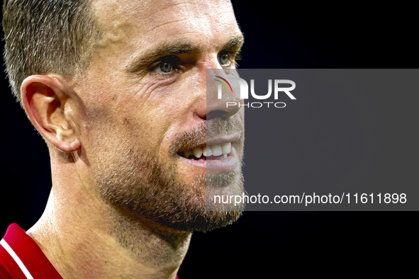 AFC Ajax Amsterdam midfielder Jordan Henderson during the match between Ajax and Besiktas at the Johan Cruijff ArenA for the UEFA Europa Lea...