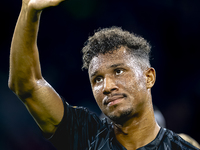 Besiktas JK defender Felix Uduokhai appears dejected after the lost game during the match between Ajax and Besiktas at the Johan Cruijff Are...