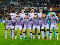 Athletic Club line up during the UEFA Europa League 2024/25 League Phase MD1 match between AS Roma and Athletic Club at Stadio Olimpico on S...