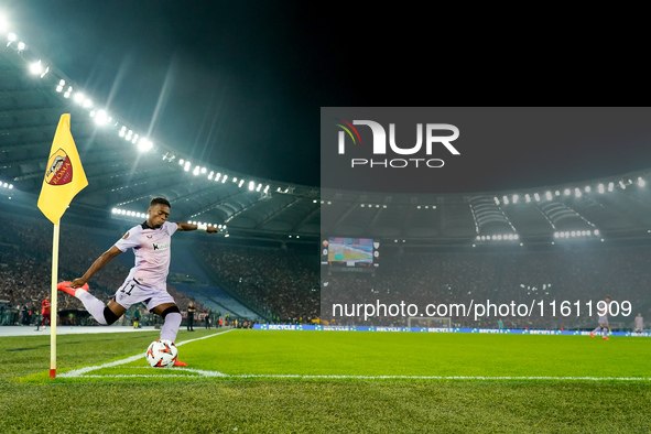 Alvaro Djalo' of Athletic Club during the UEFA Europa League 2024/25 League Phase MD1 match between AS Roma and Athletic Club at Stadio Olim...