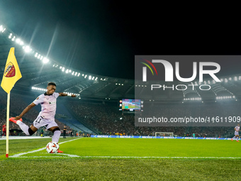 Alvaro Djalo' of Athletic Club during the UEFA Europa League 2024/25 League Phase MD1 match between AS Roma and Athletic Club at Stadio Olim...