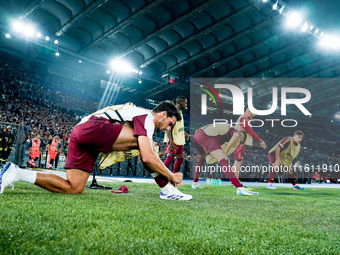 Mats Hummels of AS Roma during the UEFA Europa League 2024/25 League Phase MD1 match between AS Roma and Athletic Club at Stadio Olimpico on...