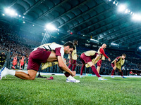 Mats Hummels of AS Roma during the UEFA Europa League 2024/25 League Phase MD1 match between AS Roma and Athletic Club at Stadio Olimpico on...