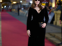 Monica Bellucci and Tim Burton attend the red carpet for Maria Callas during the 72nd San Sebastian International Film Festival in San Sebas...