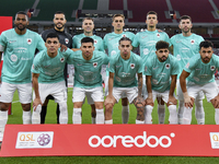 Al Rayyan SC players pose for a team photo prior to the Ooredoo Qatar Stars League 24/25 match between Al Rayyan SC and Al Arabi SC at Al Th...