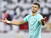 Andre Amaro of Al Rayyan SC plays in the Ooredoo Qatar Stars League 24/25 match between Al Rayyan SC and Al Arabi SC at Al Thumama Stadium i...