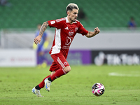 Rodriguez Sanchez Rodrigo of Al Arabi SC plays in the Ooredoo Qatar Stars League 24/25 match between Al Rayyan SC and Al Arabi SC at Al Thum...