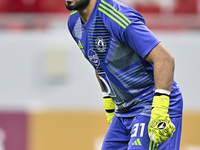 Jassim Adel Al-hail of Al Arabi SC is in action during the Ooredoo Qatar Stars League 24/25 match between Al Rayyan SC and Al Arabi SC at Al...