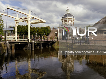 A general view of Morspoort in Leiden, Netherlands, on September 17, 2024. (