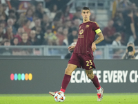 Gianluca Mancini centre-back of Roma and Italy during the UEFA Europa League 2024/25 League Phase MD1 match between AS Roma and Athletic Clu...