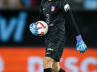 Jan Oblak of Atletico de Madrid during the LaLIGA EA SPORTS match between RC Celta and Atletico de Madrid in Estadio Abanca Balaidos, in Vig...