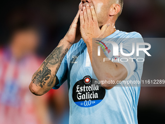 Iago Aspas of RC Celta de Vigo during the LaLIGA EA SPORTS match between RC Celta and Atletico de Madrid in Estadio Abanca Balaidos, in Vigo...