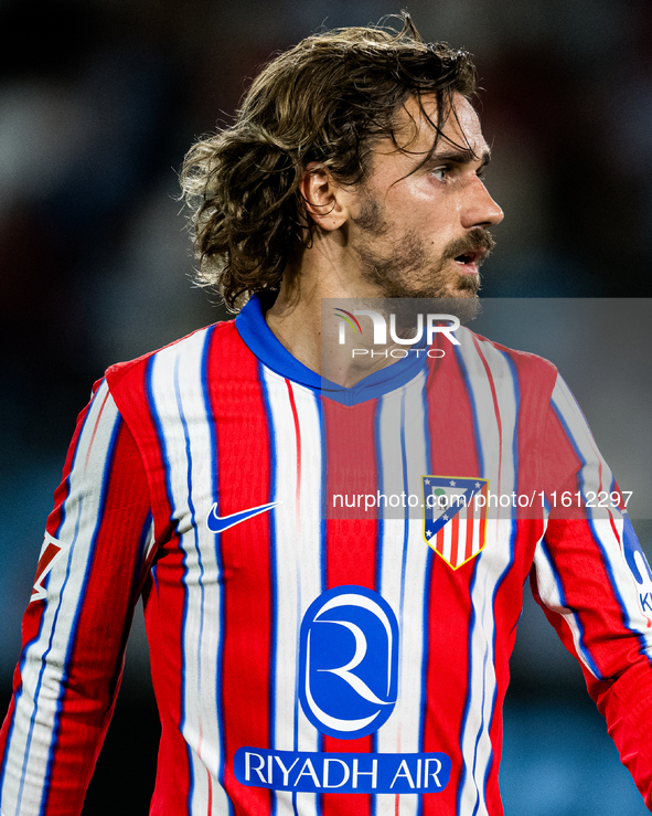 Antoine Griezmann of Atletico de Madrid during the LaLIGA EA SPORTS match between RC Celta and Atletico de Madrid in Estadio Abanca Balaidos...