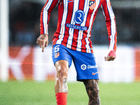 Rodrigo De Paul of Atletico de Madrid controls the ball during the LaLIGA EA SPORTS match between RC Celta and Atletico de Madrid in Estadio...