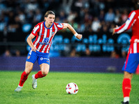 Conor Gallagher of Atletico de Madrid controls the ball during the LaLIGA EA SPORTS match between RC Celta and Atletico de Madrid in Estadio...