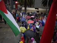 Mothers and fathers of the 43 missing Ayotzinapa students march from the Angel of Independence to the Zocalo in Mexico City, Mexico, on Sept...