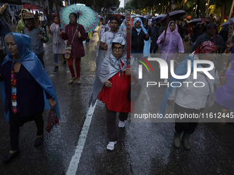 Mothers and fathers of the 43 students from Ayotzinapa march 10 years after their disappearance. On September 26, 2024, mothers and fathers...